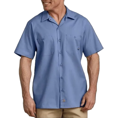 Camisa Dickies S535 Manga Corta Ligera Durable Resistente #mlpos_29 | Color: BK - Negra #color_bk_-_negra #sku_s535bkrg2xl #sku_s535bkrgl #sku_s535bkrgm #sku_s535bkrgs #sku_s535bkrgxl