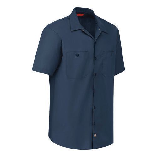 Camisa Dickies S535 Manga Corta Ligera Durable Resistente #mlpos_11 | Color: NV - Azul marino #color_nv_-_azul_marino #sku_s535nvrg2xl #sku_s535nvrgl #sku_s535nvrgm #sku_s535nvrgs #sku_s535nvrgxl