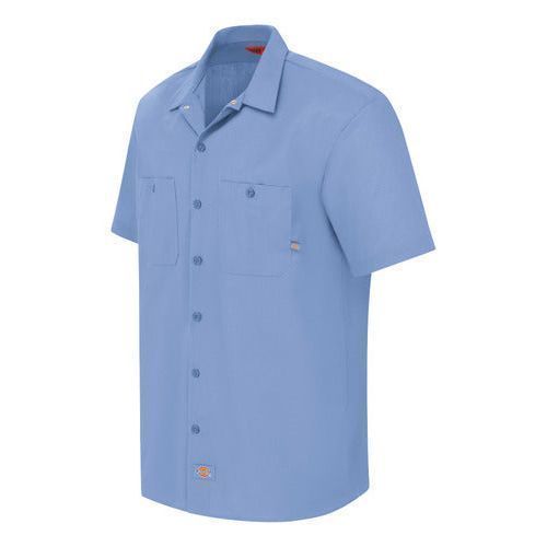 Camisa Dickies S535 Manga Corta Ligera Durable Resistente #mlpos_33 | Color: LW - Azul cielo #color_lw_-_azul_cielo #sku_s535lwrg2xl #sku_s535lwrgl #sku_s535lwrgm #sku_s535lwrgs #sku_s535lwrgxl