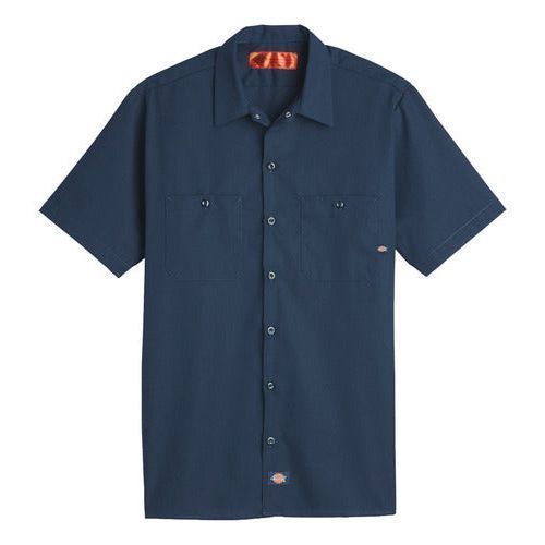 Camisa Dickies S535 Manga Corta Ligera Durable Resistente #mlpos_14 | Color: NV - Azul marino #color_nv_-_azul_marino #sku_s535nvrg2xl #sku_s535nvrgl #sku_s535nvrgm #sku_s535nvrgs #sku_s535nvrgxl