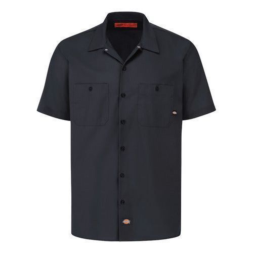 Camisa Dickies S535 Manga Corta Ligera Durable Resistente #mlpos_24 | Color: BK - Negra #color_bk_-_negra #sku_s535bkrg2xl #sku_s535bkrgl #sku_s535bkrgm #sku_s535bkrgs #sku_s535bkrgxl