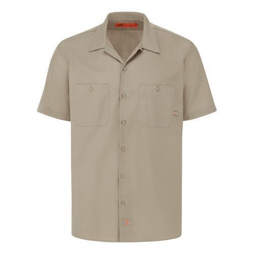 Camisa Dickies S535 Manga Corta Ligera Durable Resistente #mlpos_3 | Color: DS - Khaki #color_ds_-_khaki #sku_s535dsrg2xl #sku_s535dsrgl #sku_s535dsrgm #sku_s535dsrgs #sku_s535dsrgxl
