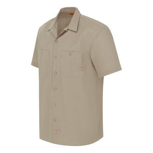 Camisa Dickies S535 Manga Corta Ligera Durable Resistente #mlpos_5 | Color: DS - Khaki #color_ds_-_khaki #sku_s535dsrg2xl #sku_s535dsrgl #sku_s535dsrgm #sku_s535dsrgs #sku_s535dsrgxl
