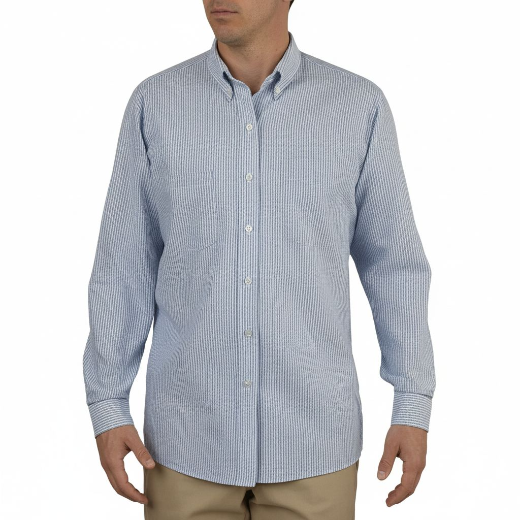 Camisa Dickies Sss36 Manga Larga Tipo Oxford Casual Trabajo - Garufa Jeans