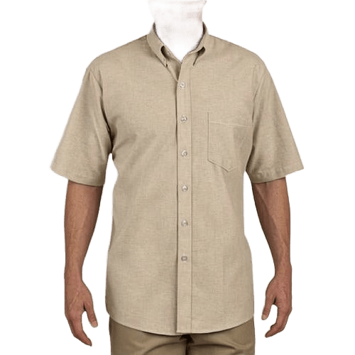 Camisa Dickies Sss46 Manga Corta Tipo Oxford Tallas Extras - Garufa Jeans