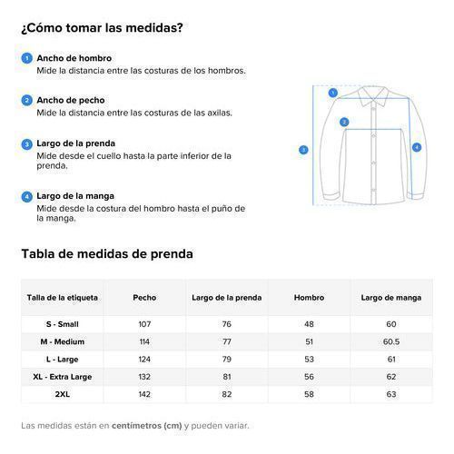 Camisa Dickies Wl30 Mezclilla Manga Larga Durable Resistente - Garufa Jeans