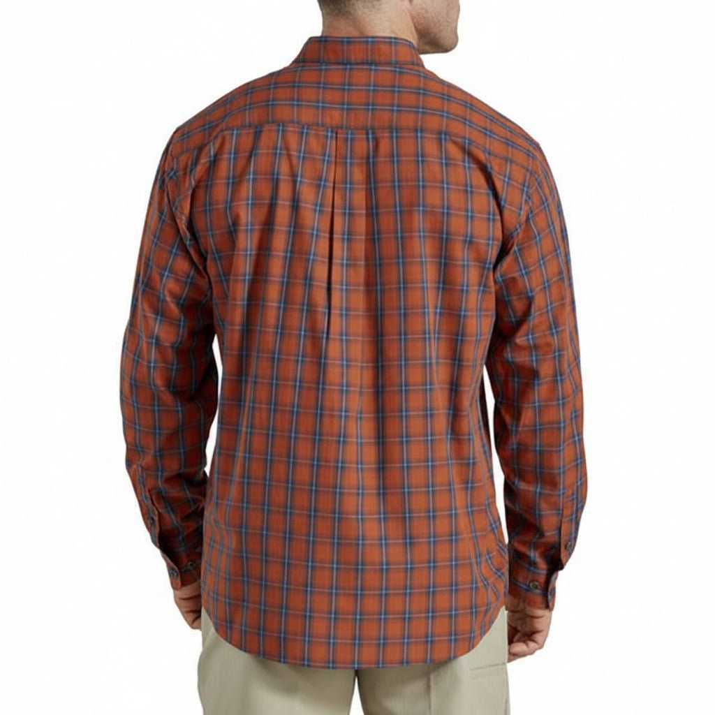 Camisa Dickies Wl525 Pug Cuadros Casual Manga Larga - Garufa Jeans