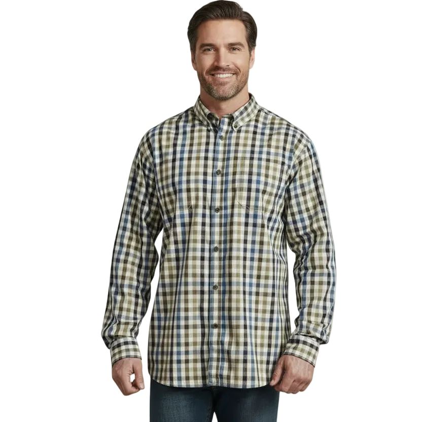 Camisa Dickies Wl651 Enc Manga Larga Cuadros Casual S A Xxl - Garufa Jeans