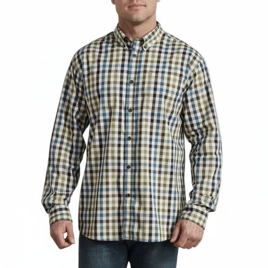 Camisa Dickies Wl651 Enc Manga Larga Cuadros Casual S A Xxl - Garufa Jeans