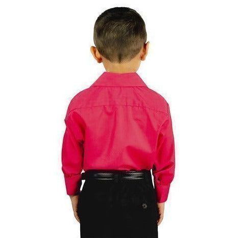 Camisa Infantil Juvenil Salida Escolar Rosa Fiusha 2 A 16 - Garufa Jeans