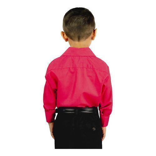 Camisa Infantil Juvenil Salida Escolar Rosa Fiusha 2 A 16 - Garufa Jeans