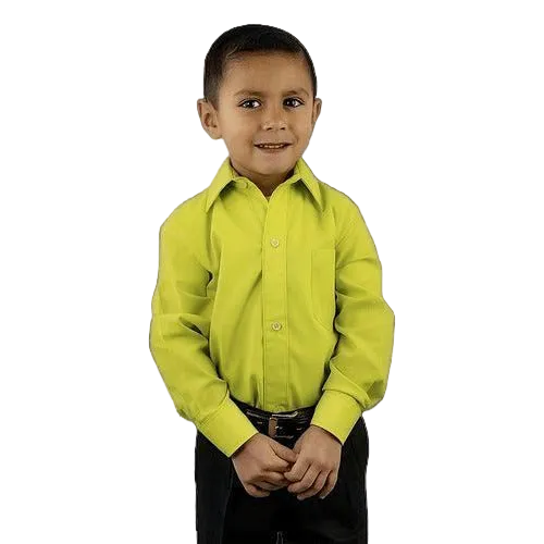 Camisa Infantil Juvenil Salida Escolar Verde Manzana 2 A 16 - Garufa Jeans