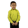 Camisa Infantil Juvenil Salida Escolar Verde Manzana 2 A 16 - Garufa Jeans