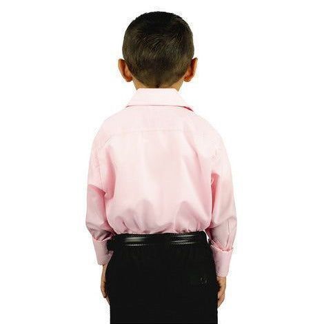 Camisa Infantil Juvenil Salidas Escolares Rosa Pastel 2 A 16 - Garufa Jeans
