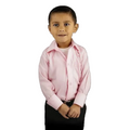 Camisa Infantil Juvenil Salidas Escolares Rosa Pastel 2 A 16 - Garufa Jeans