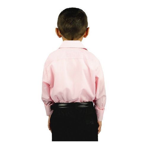Camisa Infantil Juvenil Salidas Escolares Rosa Pastel 2 A 16 - Garufa Jeans