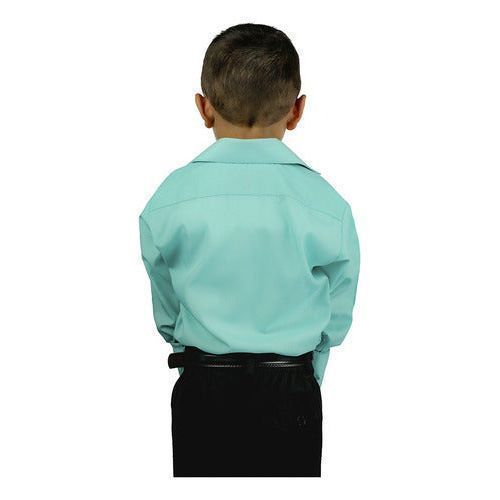 Camisa Infantil Juvenil Salidas Escolares Verde Menta 2 A 16 - Garufa Jeans