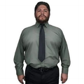 Camisa Vestir Adulto Gris Obscuro Oxford Talla Extra 44 A 50 - Garufa Jeans