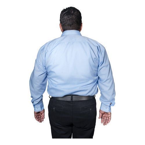 Camisa Vestir De Adulto Azul Cielo Talla Extras 44 46 48 50 - Garufa Jeans