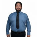 Camisa Vestir Formal Adulto Azul Francia Talla Extra 58 Y 60 - Garufa Jeans