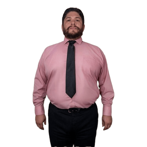 Camisa Vestir Formal Adulto Palo De Rosa Talla Extra 58 Y 60 - Garufa Jeans