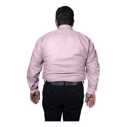Camisa Vestir Formal Adulto Rosa Pastel Talla Extras 58 Y 60 - Garufa Jeans