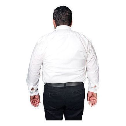 Camisa Vestir Formal Para Adulto Blanca Talla Extras 58 Y 60 - Garufa Jeans