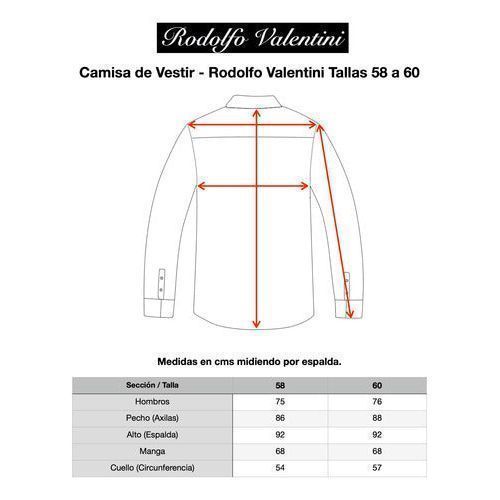Camisa Vestir Formal Para Adulto Coral Talla Extras 58 Y 60 - Garufa Jeans