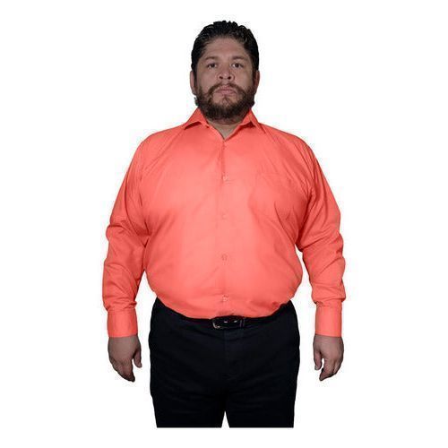 Camisa Vestir Formal Para Adulto Coral Talla Extras 58 Y 60 - Garufa Jeans