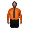 Camisa Vestir Formal Para Adulto Naranja Talla Extra 58 Y 60 - Garufa Jeans
