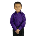 Camisa Vestir Infantil Juvenil Bailables Morada 2 A 16 - Garufa Jeans