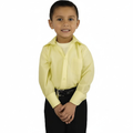 Camisa Vestir Infantil Juvenil Escolar Amarilla 2 A 16 - Garufa Jeans