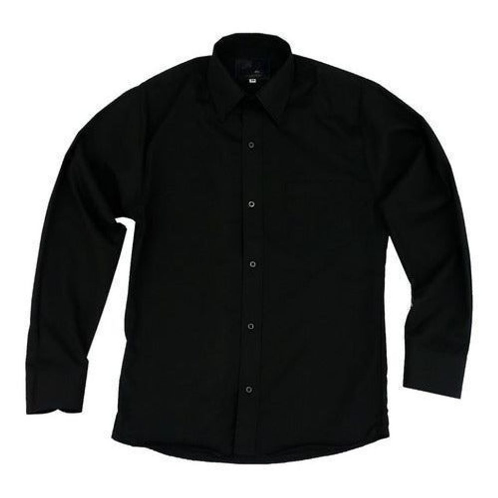 Camisa Vestir Infantil Juvenil Negra Tallas 2 A 16 - Garufa Jeans