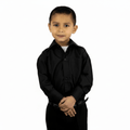 Camisa Vestir Infantil Juvenil Negra Tallas 2 A 16 - Garufa Jeans
