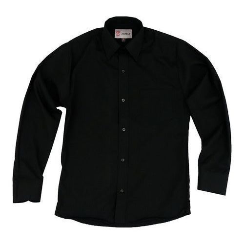 Camisa Vestir Para Adulto Negra Tallas Extras 44, 46, 48, 50 - Garufa Jeans