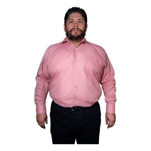 Camisa Vestir Para Adulto Palo De Rosa Tallas Extras 44 A 50 - Garufa Jeans