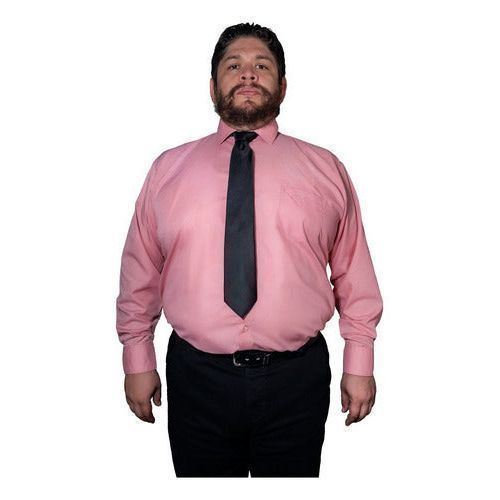 Camisa Vestir Para Adulto Palo De Rosa Tallas Extras 44 A 50 - Garufa Jeans