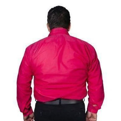 Camisa Vestir Para Adulto Rosa Fiusha Tallas Extras 58 A 60 - Garufa Jeans