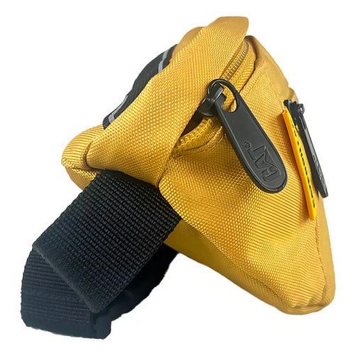 Cangurera Cat Hombre Casual Caterpillar Amarillo Diseño De La Tela Lisa - Garufa Jeans