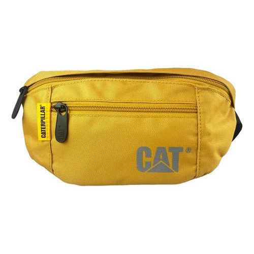 Cangurera Cat Hombre Casual Caterpillar Amarillo Diseño De La Tela Lisa - Garufa Jeans