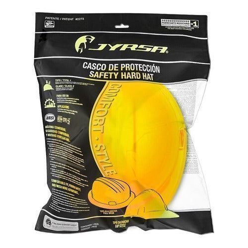 Casco Seguridad Jyrsa Ajuste Intervalos Dieléctrico Nom - Garufa Jeans
