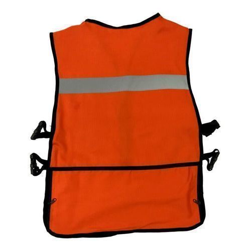 Chaleco Brigadista Con Reflejantes Para Seguridad Industrial - Garufa Jeans