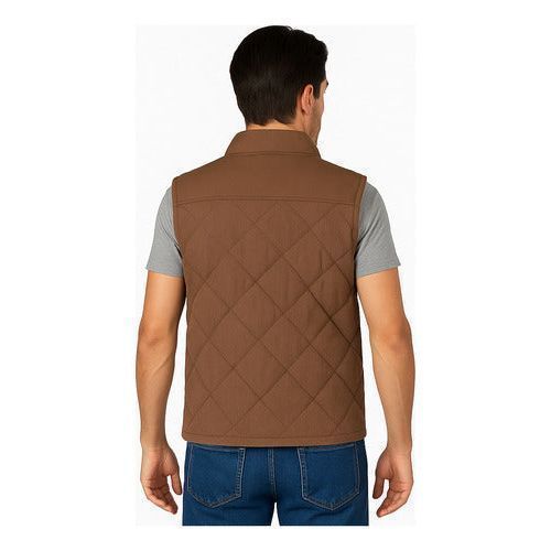 Chaleco De Pana Panilla Capitonado Cálido Abrigador Casual - Garufa Jeans