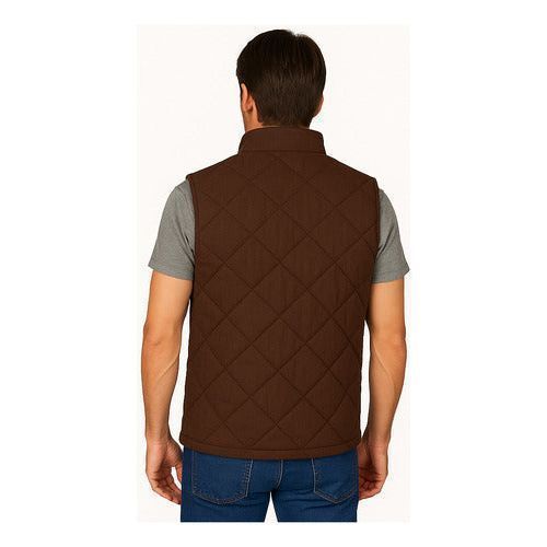 Chaleco De Pana Panilla Capitonado Cálido Abrigador Casual - Garufa Jeans