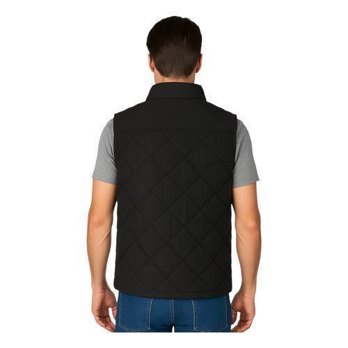 Chaleco De Pana Panilla Capitonado Cálido Abrigador Casual - Garufa Jeans