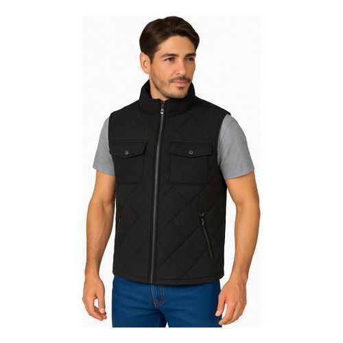 Chaleco De Pana Panilla Capitonado Cálido Abrigador Casual - Garufa Jeans
