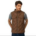 Chaleco De Pana Panilla Capitonado Cálido Abrigador Casual - Garufa Jeans