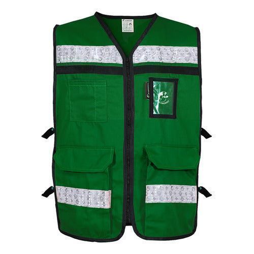 Chaleco Jyrsa Eco - 2040 Brigadista Con Reflejantes Seguridad - Garufa Jeans