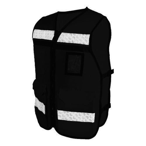 Chaleco Jyrsa Eco - 2040 Brigadista Con Reflejantes Seguridad - Garufa Jeans