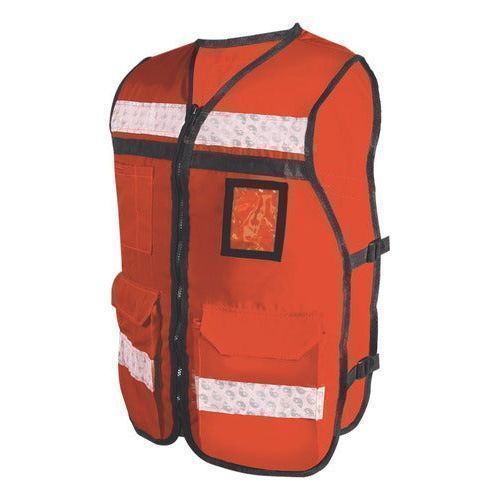 Chaleco Jyrsa Eco - 2040 Brigadista Con Reflejantes Seguridad - Garufa Jeans